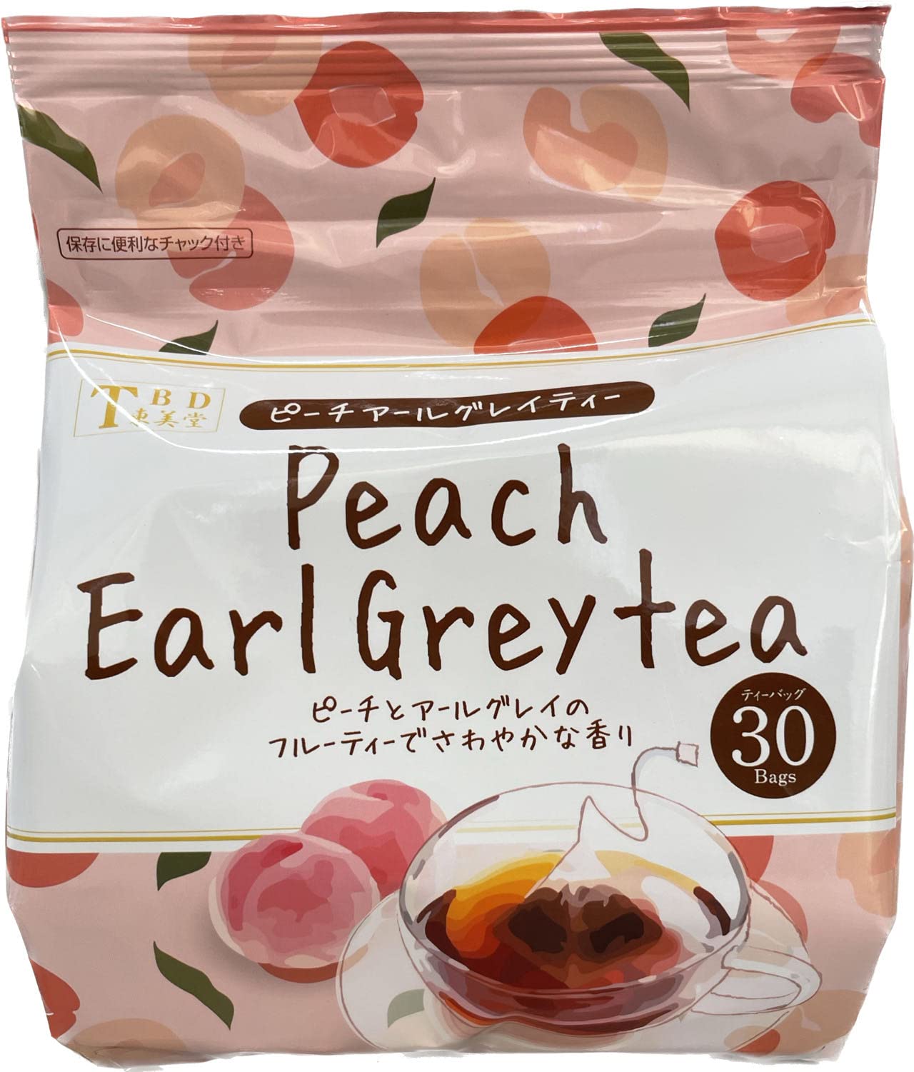 Amazon | TBDピーチアールグレイティー30P | TBD東美堂 | フルーツ
